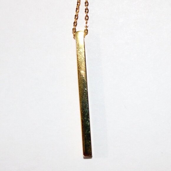 Sterling Silver Gold Tone To The Moon And Back Necklace - Picture 2 of 7